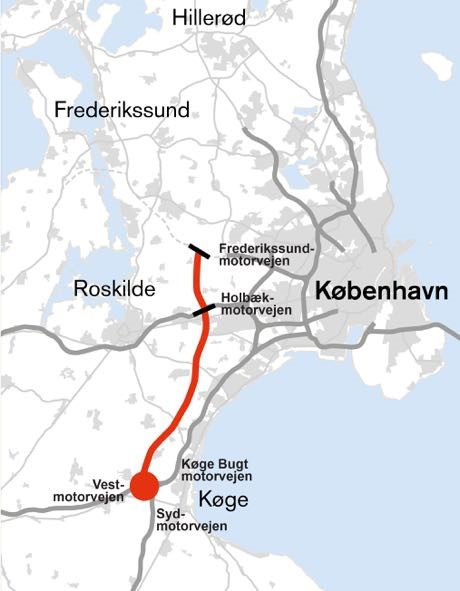 Regeringen vil undersøge vejen frem for en ny motorvej i Hovedstadsområdet Regeringen vil undersøge vejen frem for en ny motorvej i Hovedstadsområdet