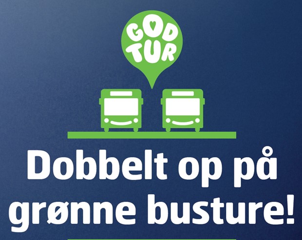 Dobbelt op på grønne busture Dobbelt op på grønne busture
