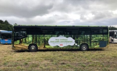 Festival-busser kører på biobrændstof
