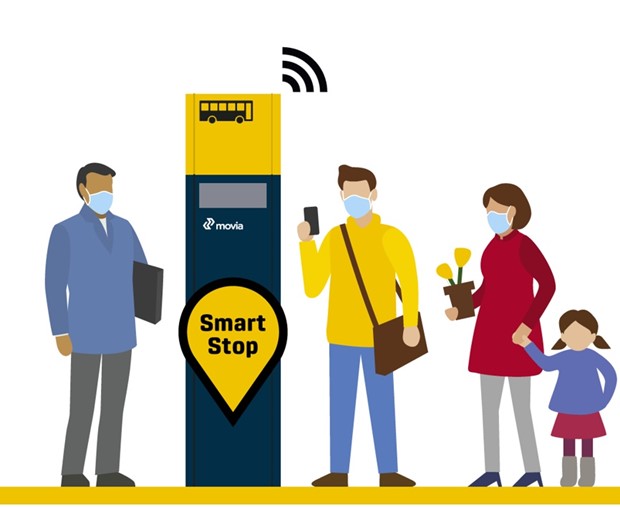 Movia tester intelligente stoppesteder med Gladsaxe og Rødovre kommuner Movia tester intelligente stoppesteder med Gladsaxe og Rødovre kommuner