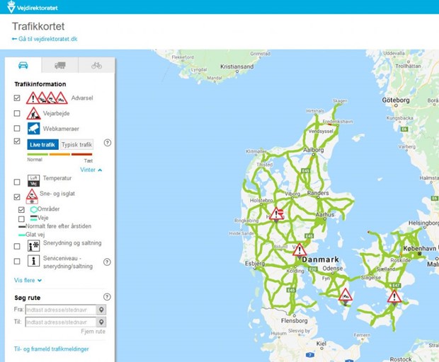 Sådan flyder trafikdata frem til din skærm Sådan flyder trafikdata frem til din skærm