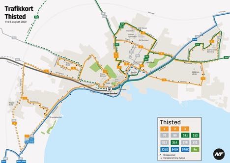 Nyt bybusnet betyder halvtimedrift i Thisted Nyt bybusnet betyder halvtimedrift i Thisted
