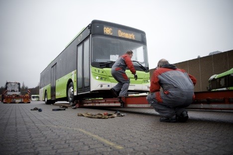 De første kinesiske el-busser er kommet til Odense De første kinesiske el-busser er kommet til Odense