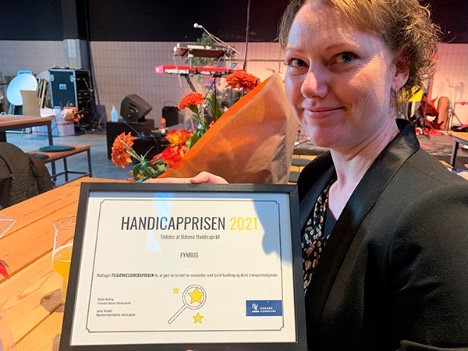 Trafikselskab får pris for øget tilgængelighed for handicappede
