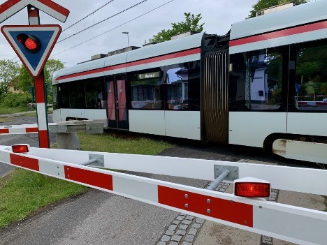 Nyt spor ved letbanestop åbner for fire afgange i timen Nyt spor ved letbanestop åbner for fire afgange i timen