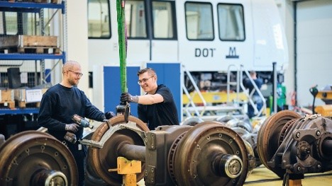 Metrotog har rundet n million kilometer