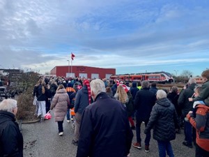 De vigtigste mennesker var udenfor