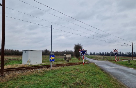 Seks jernbaneoverkørsler uden bomme får overvågningskameraer Seks jernbaneoverkørsler uden bomme får overvågningskameraer
