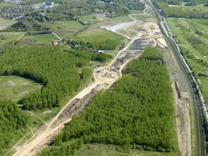 Arbejde med ny jernbane p� Fyn vil st�je i p�sken