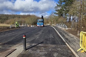 Ny bro f�rer vej over � ved Aarhus