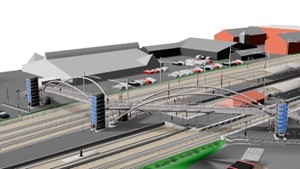 Stationen i Hiller�d skal bygges om til gennemg�ende tog