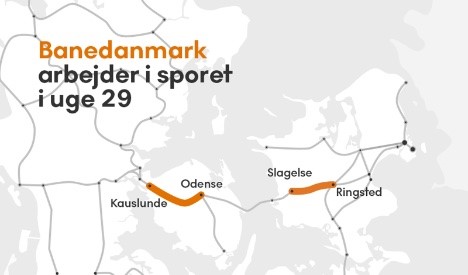 Banedanmark har ekstra travlt i sporet i sommerferien