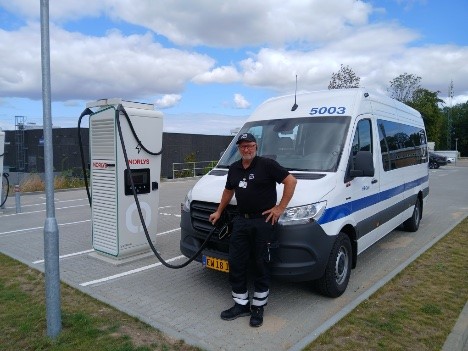 23 elektriske minibusser servicerer borgere i Sønderborg